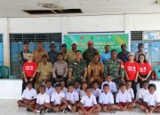 Di Wonawa, TNI Laksanakan Wawasan Kebangsaan Bersama Warga Kampung Rembai