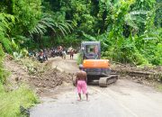 Longsor di Tanjakan Kabuaena, Suanggi Serui Turun Membantu