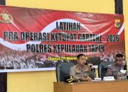 Polres Kepulauan Yapen Gelar Operasi Ketupat 2026 Jelang Lebaran