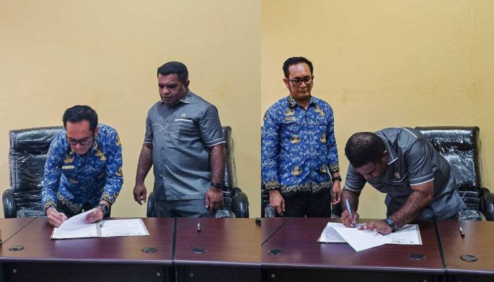 Dinas PUPRPKP Yapen Tegaskan Pentingnya Ranperda RTRW, Pemkab Yapen dan DPRK Sepakati Ranperda RTRW 2026–2046