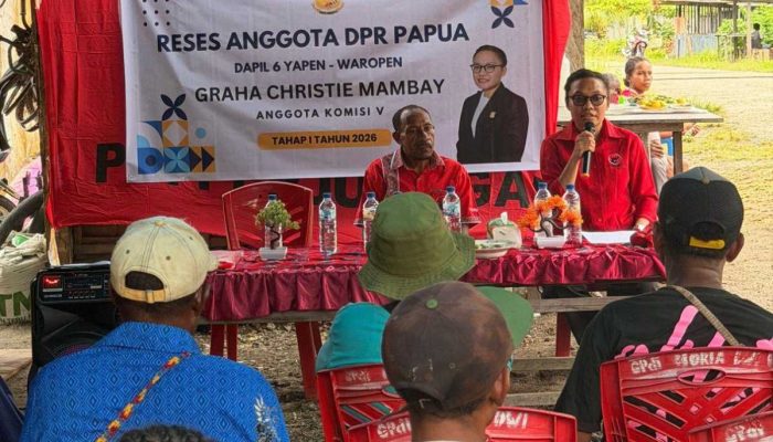 Reses DPR Papua: Graha Christie Mambay Bantu Pedagang hingga Rumah Ibadah