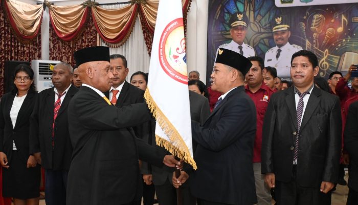 Bupati Biak Numfor Lantik Pengurus LP3K 2025–2030, Siap Sukseskan Pesparani Papua 2026