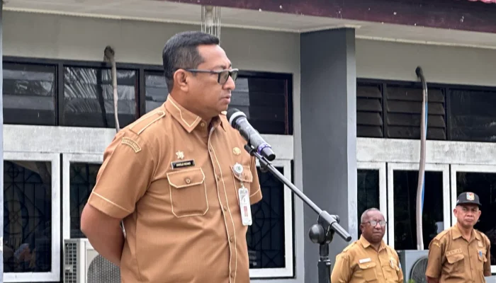 Apel Gabungan ASN Yapen, Sekda Tekankan Tindak Lanjut Temuan BPK
