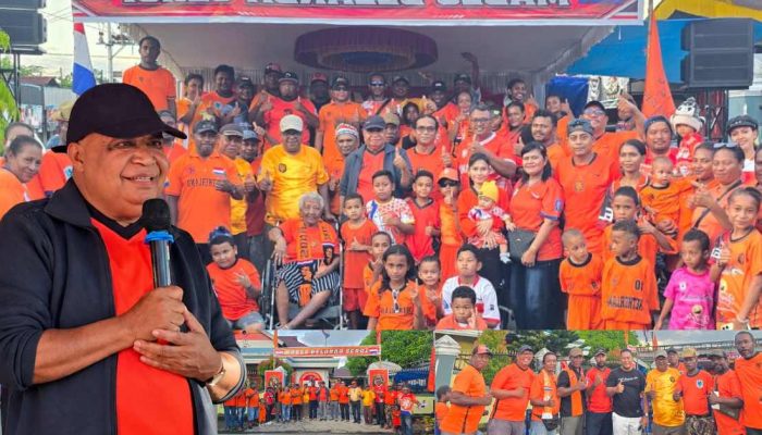 Benyamin Arisoy Hadiri Jumpa Fans SNFC, Pendukung Belanda di Serui Semakin Solid Jelang Piala Dunia 2026