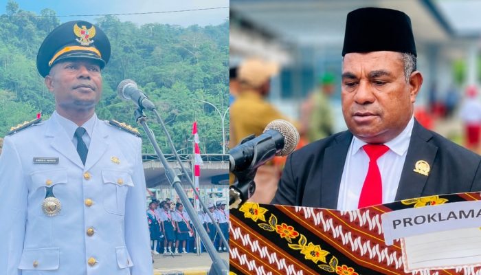 HUT RI ke-81 di Yawakukat, Kolaborasi Pemerintah Distrik dan DPRK Kepulauan Yapen Jadi Sorotan