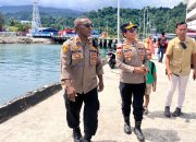 Masyarakat Jadi Prioritas, Kapolres Yapen AKBP Diaritz Felle Perkuat Pengamanan Pelabuhan Serui