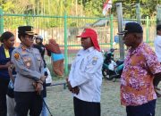 Jelang HUT Ke-81 RI, Kapolres Yapen Turun Langsung Cek Kesiapan Paskibraka