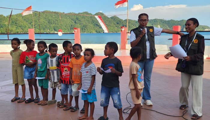 Jelang 17 Agustus, KKN UNCEN dan Warga Ketuapi Gelar Berbagai Perlombaan