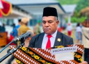 Anggota DPRK Fridolin Warkawani Bacakan Proklamasi HUT ke-81 RI di Yawakukat, Ajak Masyarakat Lanjutkan Semangat Perjuangan
