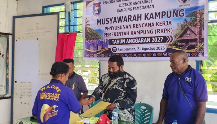 Muskam Famboaman Tetapkan 19 Usulan Prioritas Pembangunan Tahun Anggaran 2027