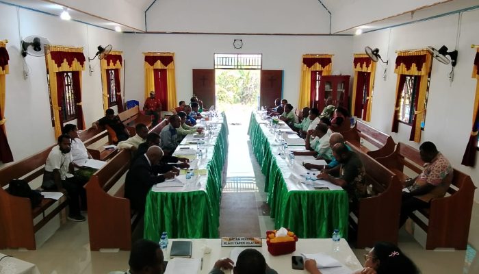 Rapat Kerja BPK Yapen Selatan GPDP Periode 2025–2030 Tekankan Kesatuan dalam Pelayanan