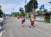 Pagi-Pagi Satlantas Polres Yapen Turun ke Jalan, Sejumlah Titik Serui Dijaga Polisi