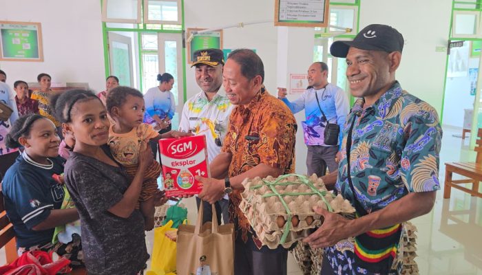 Genting Tahap II di Yapen Utara, Wabup Roi Palunga Pastikan Intervensi Gizi Tepat Sasaran