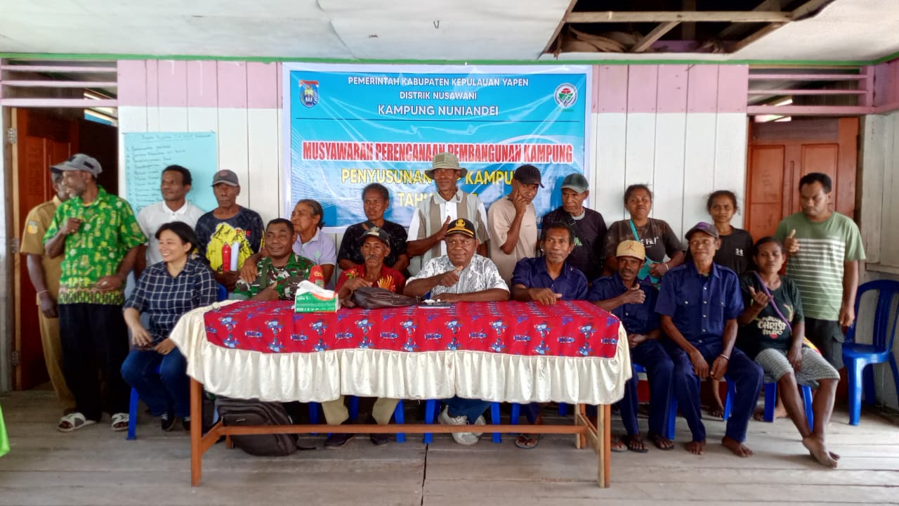 Pemerintah Kampung Nuniandei Gelar Musyawarah Kerja Tahun 2027, Fokus pada Skala Prioritas Utama - Foto : Philips/Seruipos