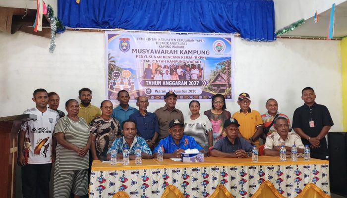 Muskam Warari Tetapkan 19 Program Prioritas RKPK 2027, Drainase dan Air Bersih Jadi Fokus