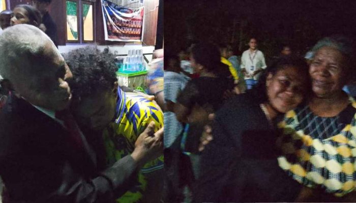 Tangis Haru Warnai Perpisahan Mahasiswa KKN Uncen Kelompok 32 di Sarawandori Satu